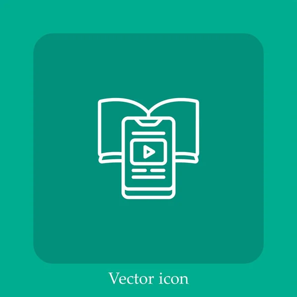 Иконка Книжного Вектора — стоковый вектор