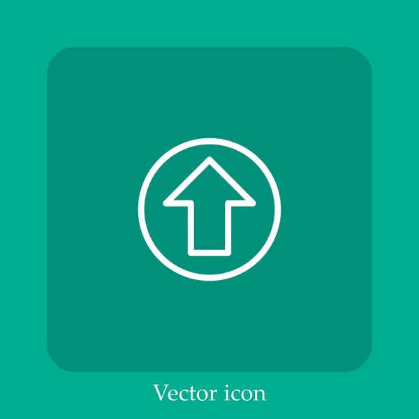 Иконка Вектора Стрелки Вверх — стоковый вектор