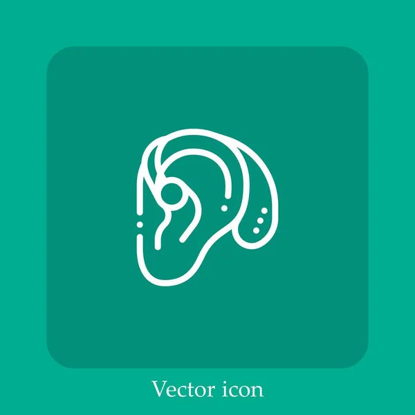 Hilfsmittel Vektor Symbol Lineare Icon Line Mit Editierbarem Strich — Stockvektor