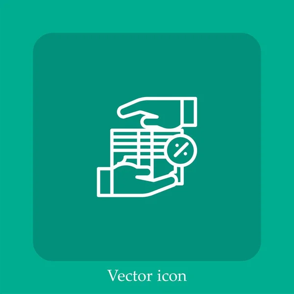 Austauschen Vektor Symbol Lineare Icon Line Mit Editierbarem Strich — Stockvektor