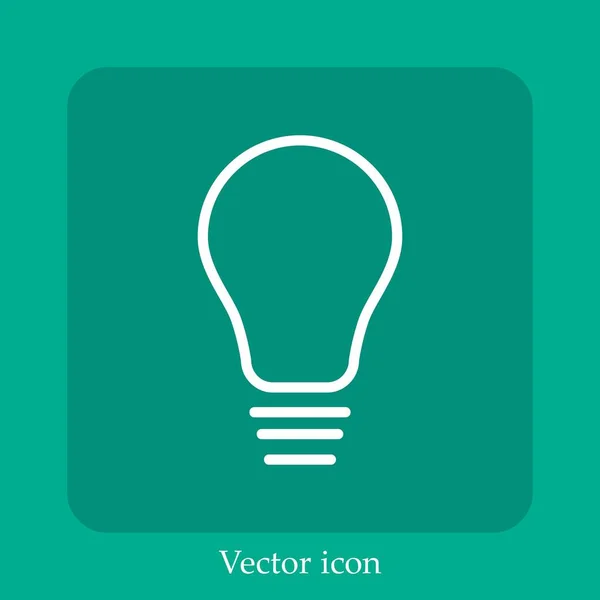 Linear Icon Line Editable Stroke — стоковый вектор