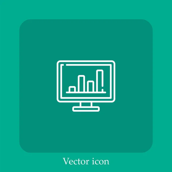 Иконка Вектора Аналитики — стоковый вектор