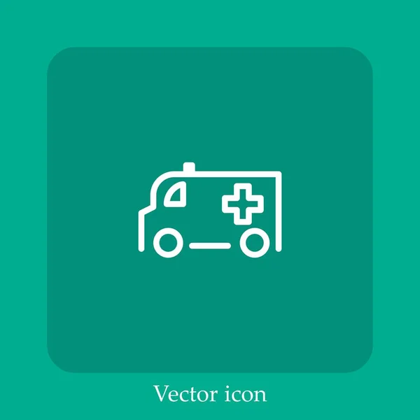Векторная Иконка Скорой Помощи — стоковый вектор
