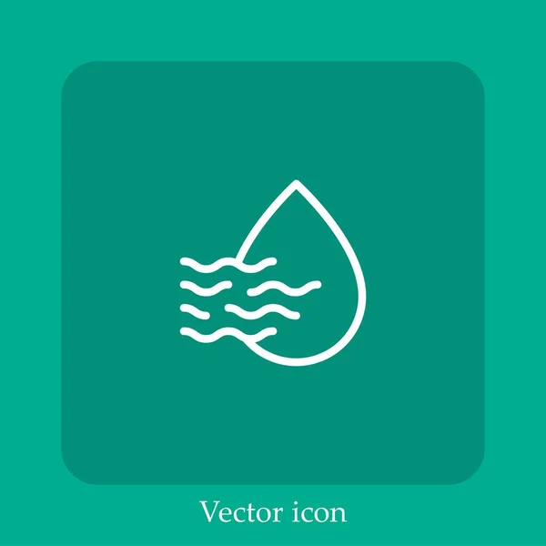 Векторная Иконка Вектора Humidity — стоковый вектор