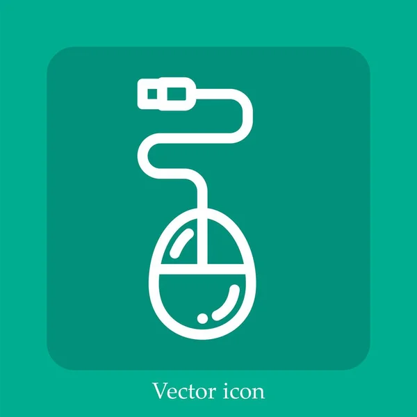 Векторная Иконка Мыши — стоковый вектор