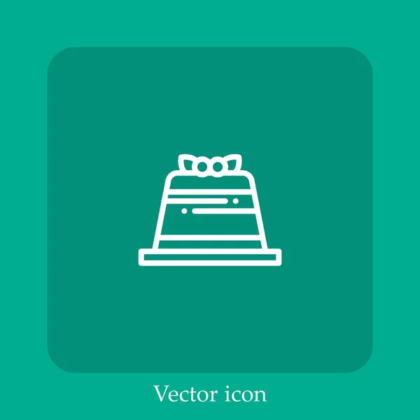 Иконка Вектора Торта — стоковый вектор