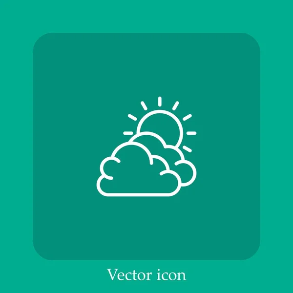 Иконка Вектора Погоды — стоковый вектор