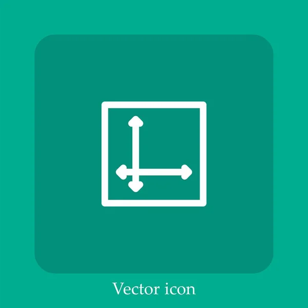 Grafikvektorsymbol Lineare Icon Line Mit Editierbarem Strich — Stockvektor