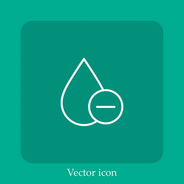 Отрицательный Векторный Значок — стоковый вектор