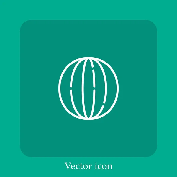 Векторная Иконка Арбузной Резинки — стоковый вектор