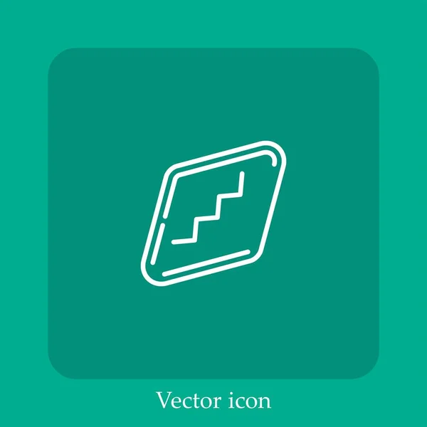Wine Gum Vector Icon Lineare Icon Line Mit Editierbarem Strich — Stockvektor