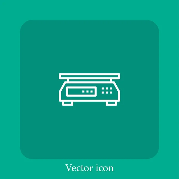 Иконка Вектора Масштаба — стоковый вектор