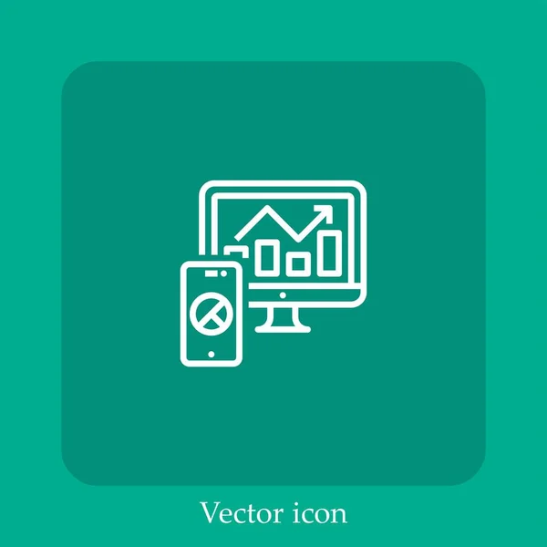 Иконка Вектора Анализа — стоковый вектор