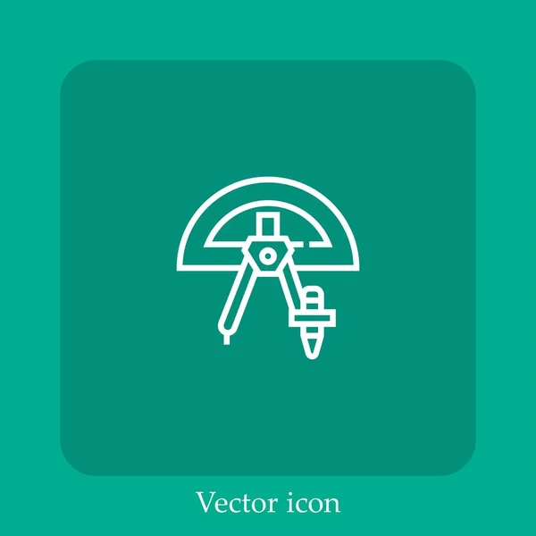 Векторная Иконка Рулера — стоковый вектор