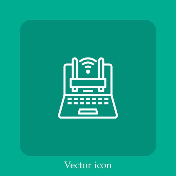 Иконка Вектора Маршрутизатора — стоковый вектор