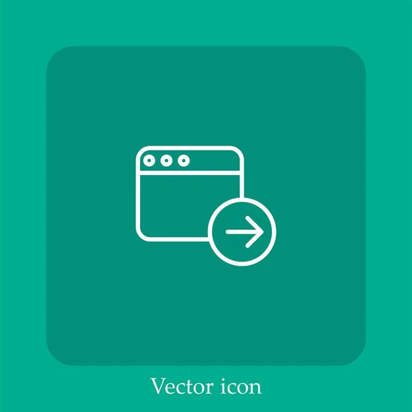 Иконка Вектора Браузера — стоковый вектор