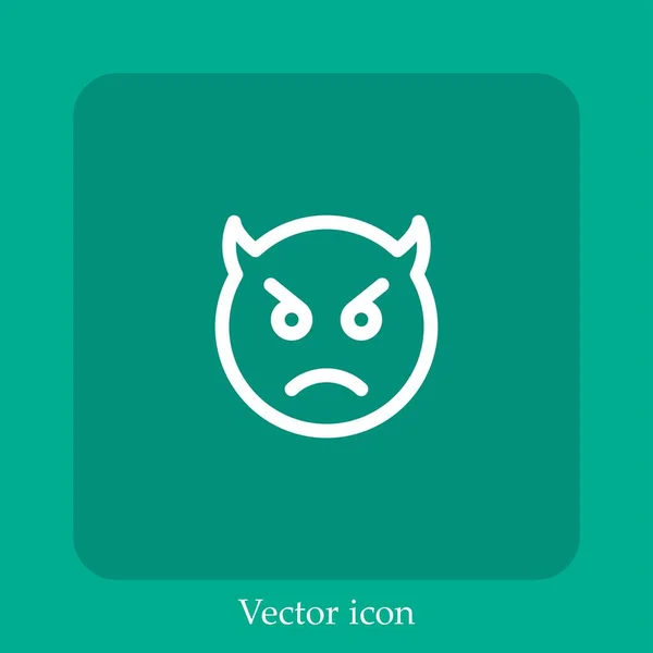 Иконка Вектора Девиации — стоковый вектор