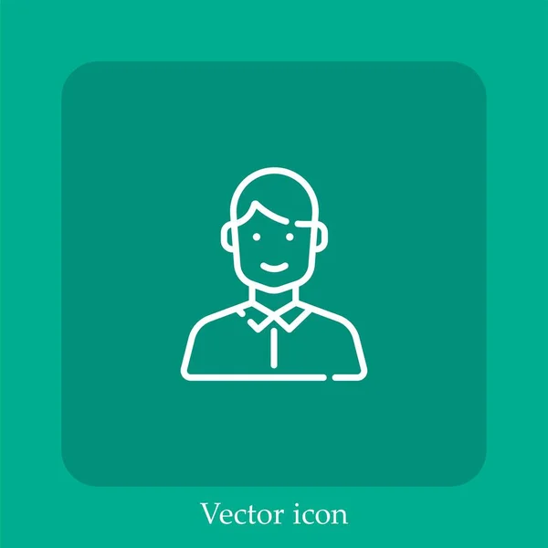 Векторная Икона Человека — стоковый вектор