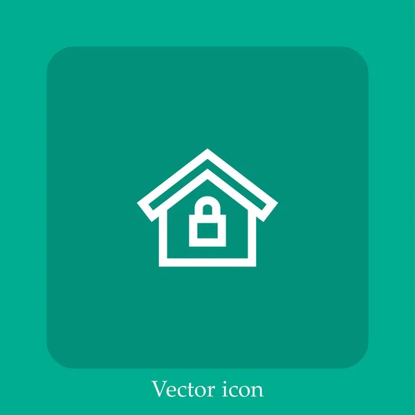 Домашняя Векторная Иконка — стоковый вектор