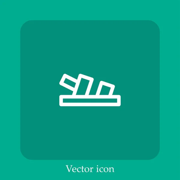 Sandales Icône Vectorielle Icône Linéaire Ligne Avec Course Modifiable — Image vectorielle