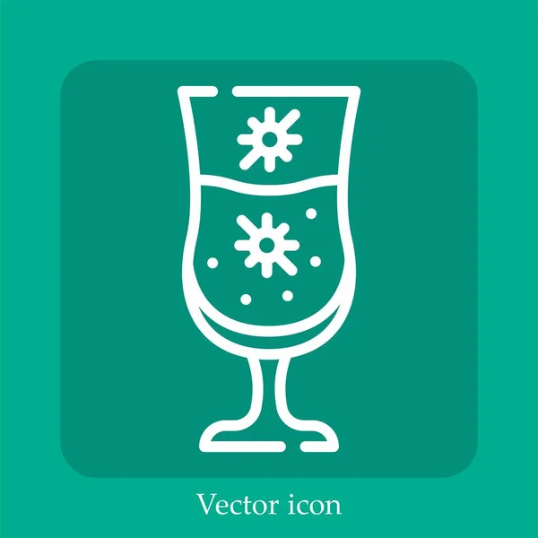 Geschirr Vektor Symbol Lineare Icon Line Mit Editierbarem Strich — Stockvektor