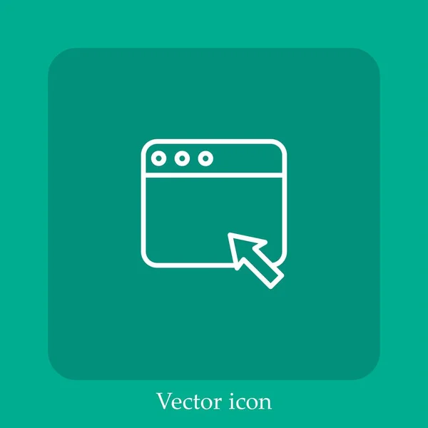 Нажимаем Векторную Иконку — стоковый вектор