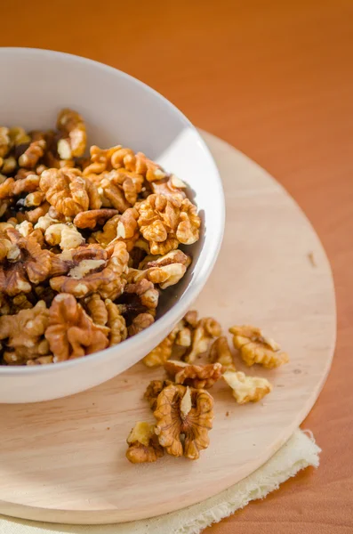 Walnut on the board — Stock Photo, Image