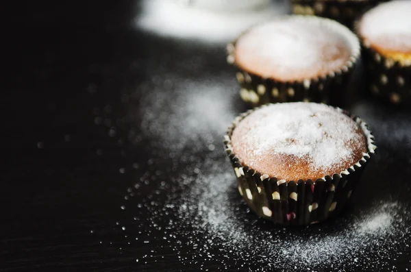 muffins içinde toz şeker