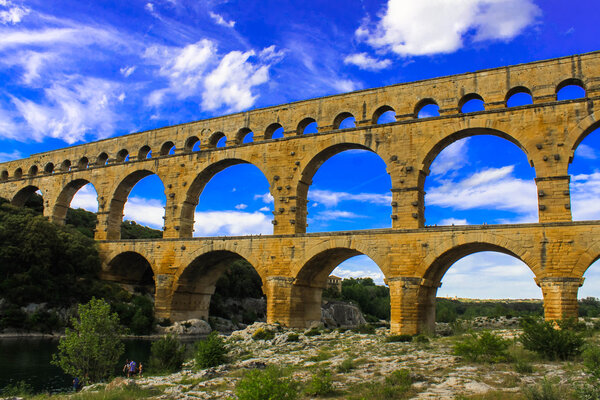 Pont du Gurd, Provence, France