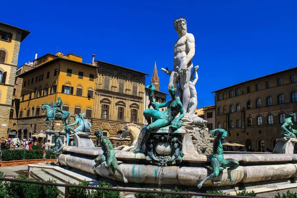 Piazza della Signoria Stockbild