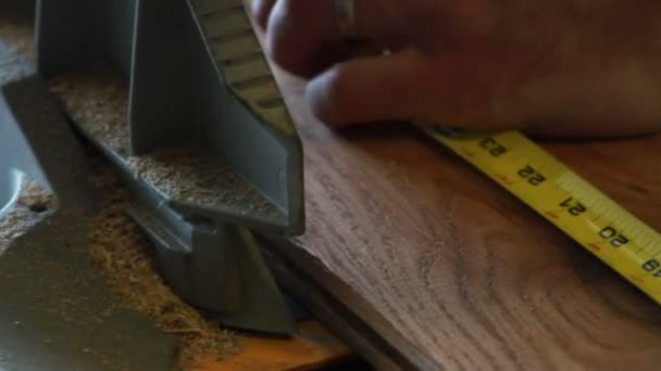 Miter Saw — Stock Video