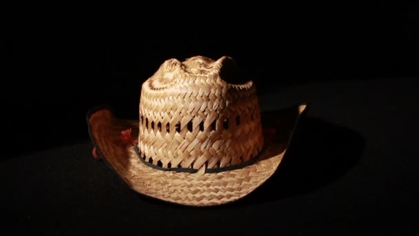 Cowboy hatt — Stockvideo