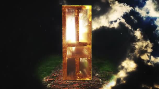 Puerta de Luz al Cielo — Vídeos de Stock