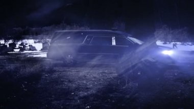 Cenaze arabası cenaze araç gece