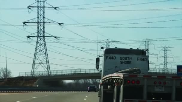 Conducir por carretera — Vídeo de stock