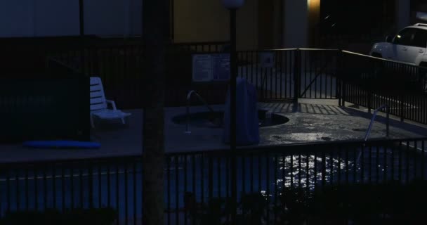 游泳池和热水浴缸 — 图库视频影像