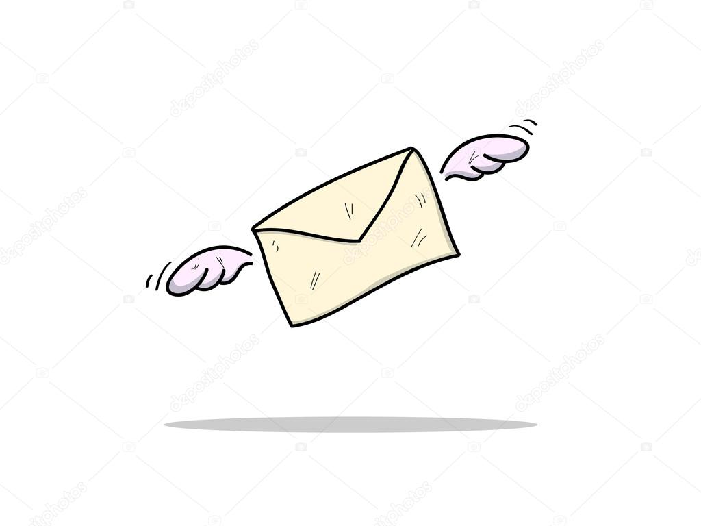 Cartoon a flying envelope with wings Stock Vector Image by ©maneeh #106491014 Cartoon a flying envelope with wings Stock Vector Image by ©maneeh #106491014