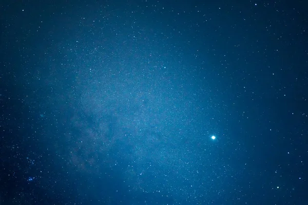 Milchstraße Galaxie Langzeitbelichtung Mit Körnung Die Panorama Ansicht Milchstraße Ist — Stockfoto