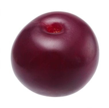 İzole edilmiş beyaz arka planda kiraz meyveleri olgunlaşmış taze hasat.