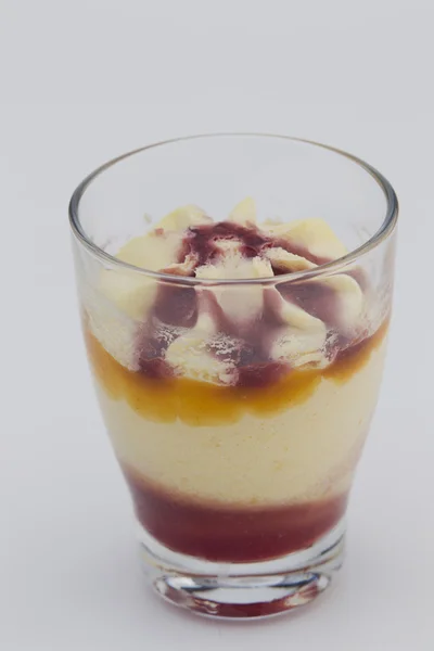 Ice cream in a glass — Stock Photo, Image