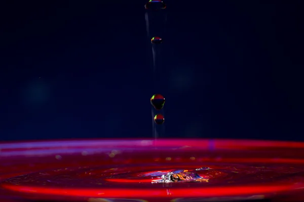 Water. Drops. Spray. Wavelets. — Stock Photo, Image