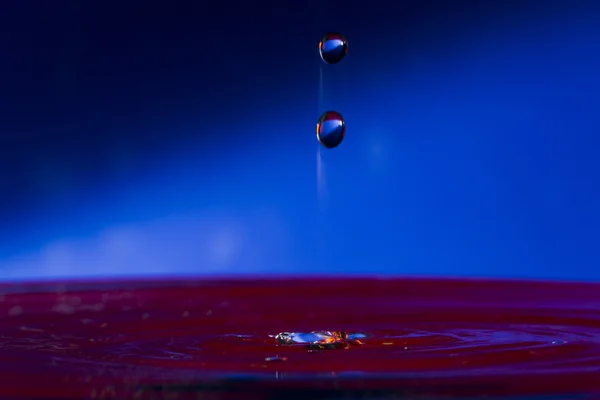 Water. Drops. Spray. Wavelets. — Stock Photo, Image