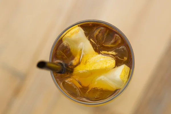 A körte és a jég a limonádét. — Stock Fotó