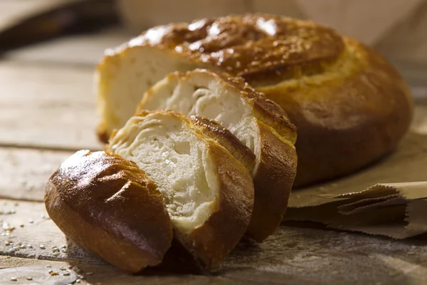 Pšeničný chléb se sezamem. — Stock fotografie