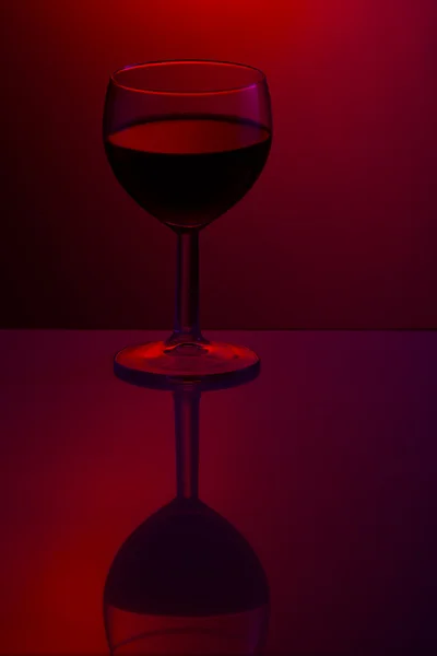 Studio still-life with a glass of wine — Stock Photo, Image