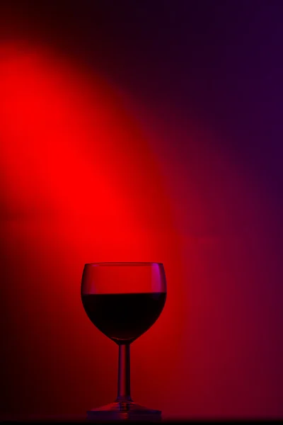Studio Zátiší se sklenkou vína — Stock fotografie