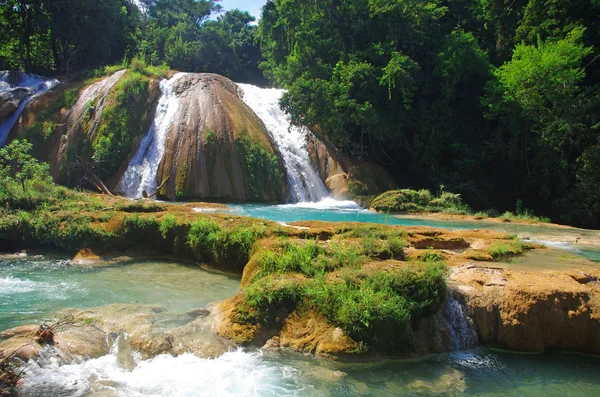 Aqua Azul, Chiapas, México — Foto de Stock