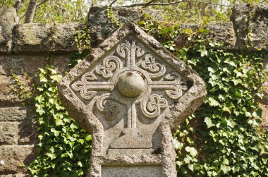 cemetery rosicrucian Celtic cross  clipart