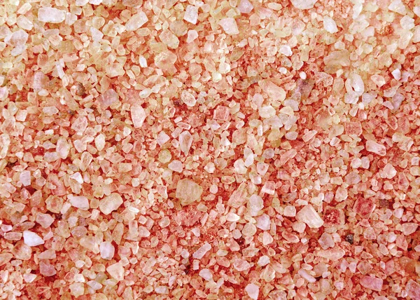 Spa red bath salt crystals background texture — Stock Photo, Image