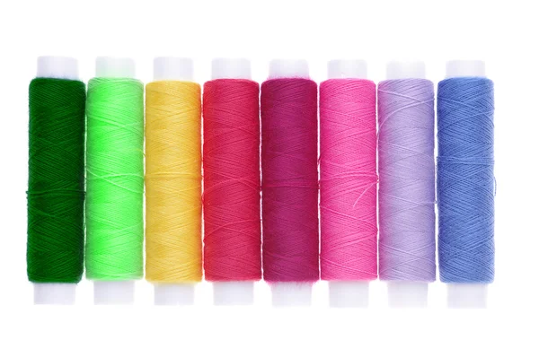 Colorful thread spools — Stock Photo, Image